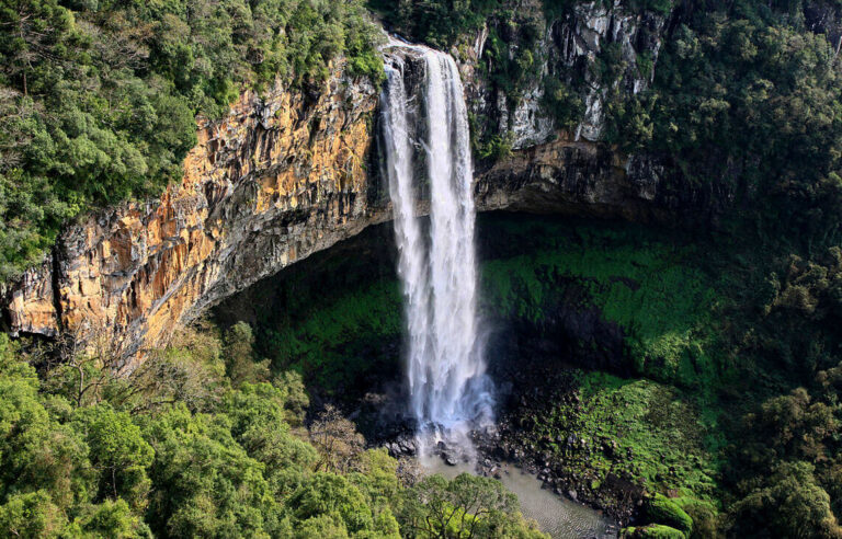 cascata do caracol em Canela